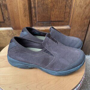 Easy Spirit Brown Suede Explorer 24 Exevyn Slip-On Shoe Size 7W
